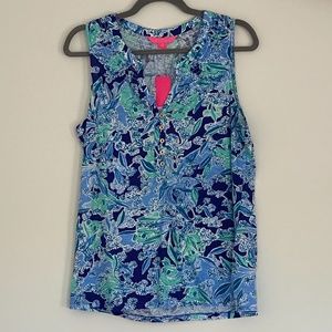 NWT Lilly Pulitzer Essie Top, Size Large